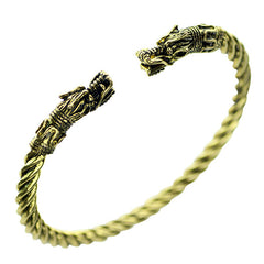 Vikings Fenrir Wolf Head Bracelet